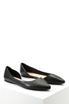 Forever21 Pointed Cutout-side Flats