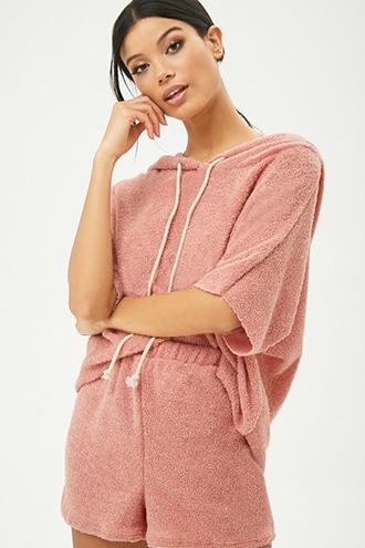 Forever21 Marled French Terry Knit Shorts