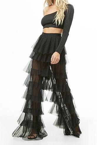 Forever21 Kikiriki Tiered Tulle Pants