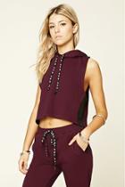 Forever21 Women's  Ny To La Hoodie