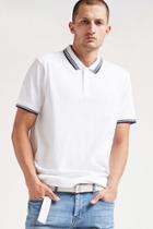 Forever21 Striped Polo Shirt