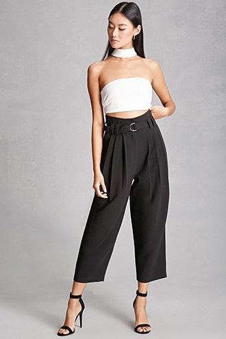 Forever21 Line And Dot Culottes