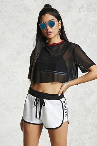 Forever21 Graphic Dolphin Shorts