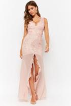 Forever21 Floral Lace Sweetheart Gown