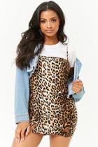 Forever21 Leopard Print Cami Slip Dress