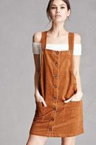 Forever21 Corduroy Overall Dress
