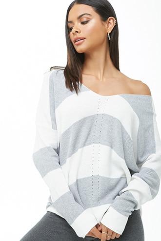 Forever21 Active Striped Ribbed Top