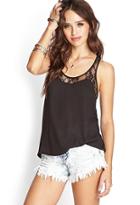Forever21 Georgette Lace Tank