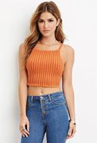 Forever21 Ribbed Knit Cropped Cami