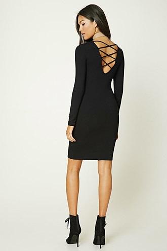 Forever21 Crisscross-back Bodycon Dress