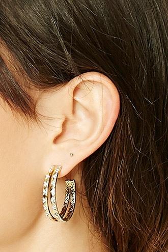 Forever21 House Of Harlow Hoop Earrings