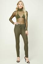 Forever21 Women's  Drawstring Sweater Knit Pants
