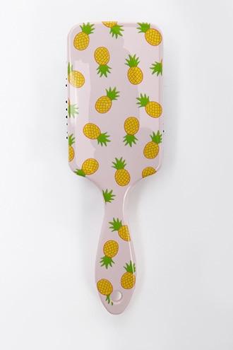 Forever21 Pineapple Print Graphic Hair Brush