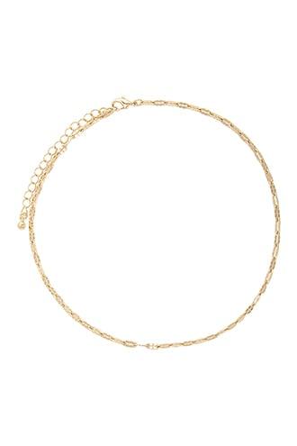 Forever21 Etched Cable Chain Necklace