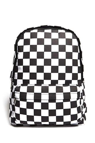 Forever21 Checkered Print Backpack