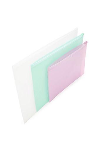 Forever21 Mint & Pink Traveling Pouches Set