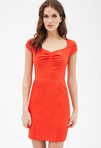 Forever21 Cap Sleeve Sheath Dress
