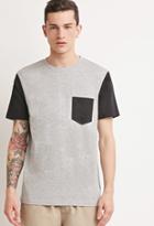 Forever21 Colorblock Pocket Tee