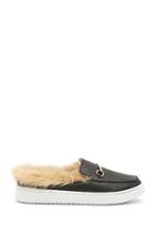 Forever21 Faux Fur-lined Loafers