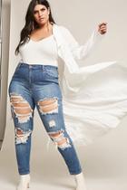 Forever21 Plus Size Washed Jeans