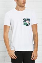 Forever21 Tropical Pocket Tee