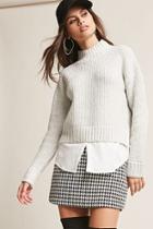 Forever21 Marled Combo Sweater