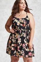 Forever21 Plus Size Tropical Floral Dress