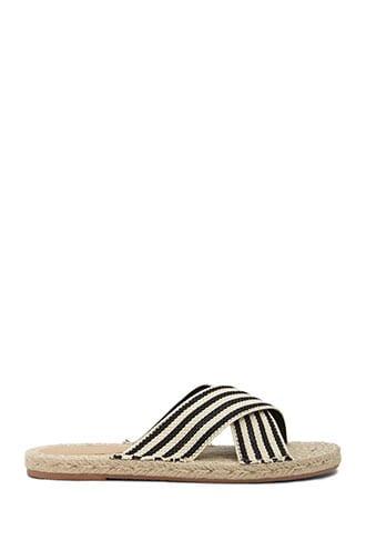 Forever21 Striped Espadrille Sandals