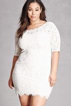 Forever21 Plus Size Lace Overlay Dress
