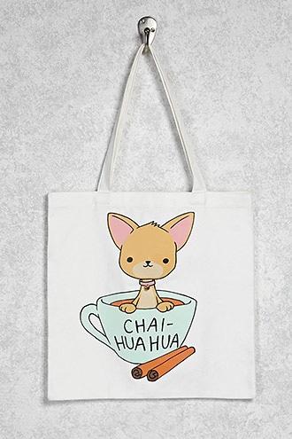 Forever21 Chai-huahua Graphic Tote
