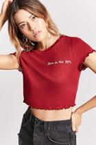 Forever21 Born In The 90s Cropped Tee