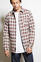 21 Men Men's  Beige Cohesive Co. Plaid Jacket