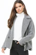 Forever21 Striped Double-breasted Jacket