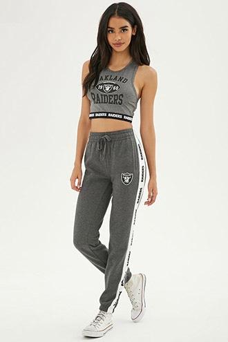 Forever21 Women's  Nfl Raiders Fleece Sweatpants