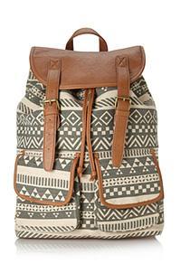 Forever21 Tribal Print Backpack