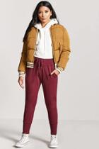 Forever21 Slub Knit Lace-up Joggers