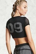 Forever21 Active 09 Graphic Crop Top