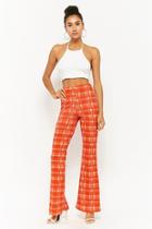 Forever21 Plaid Flare Pants