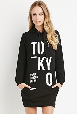 Forever21 Hooded Tokyo Dress