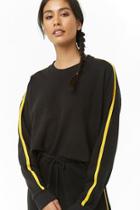 Forever21 Active Striped Sweatshirt