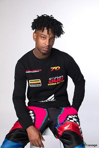 Forever21 Honda Graphic Long Sleeve Tee
