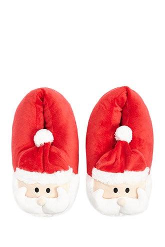 Forever21 Plush Santa Slippers
