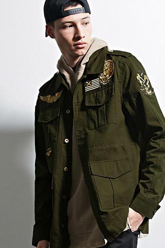 21 Men Men's  Victorious Pilot Utility Jacket