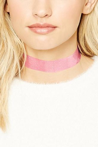 Forever21 Glitter Jelly Choker