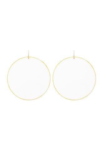 Forever21 Transparent Contrast Drop Earrings