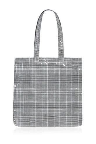 Forever21 Glen Plaid Tote Bag