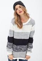 Forever21 Striped Crew Neck Sweater