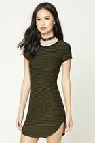 Forever21 Striped Mini T-shirt Dress