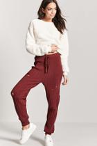 Forever21 Destroyed Sweater-knit Joggers