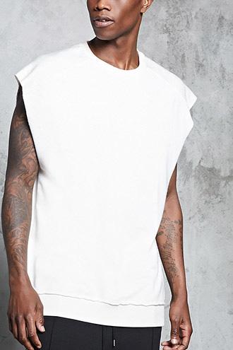 Forever21 French Terry Muscle Sweatshirt